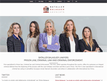 Tablet Screenshot of batallerbalaguerabogados.com